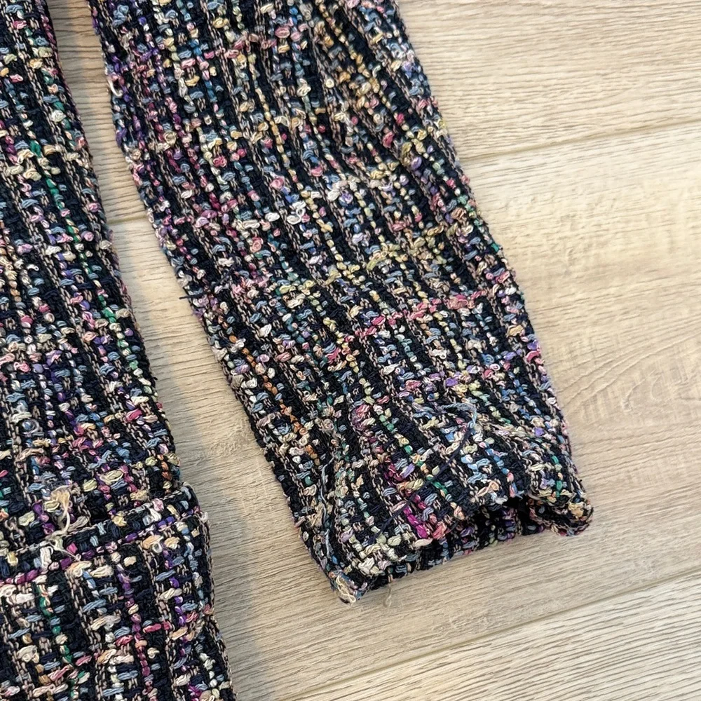 Vintage LBA Studio Tweed Blazer Jacket Size Small Classic Chic - Picture 8 of 10